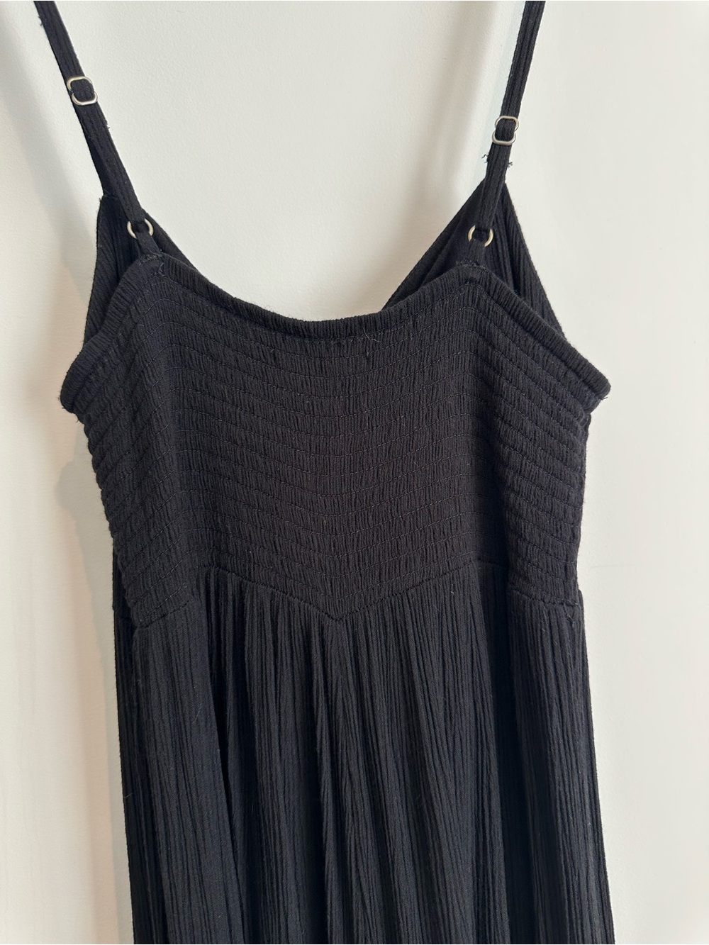 O'Neill Black Keiko Crinkle Woven Jumper, Size Medium, VGUC - Picture 10 of 12